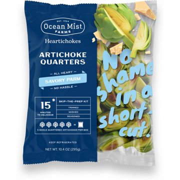 Ocean Mist Farms Artichoke Quarters - Savory Parm, 10.4 oz