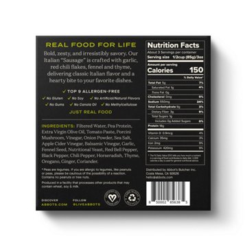 Abbot's Plant-Rich Italian Sausage, 10 oz