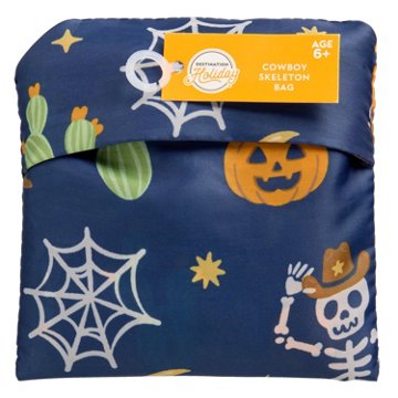 Destination Holiday Cowboy Skeleton Folding Bag