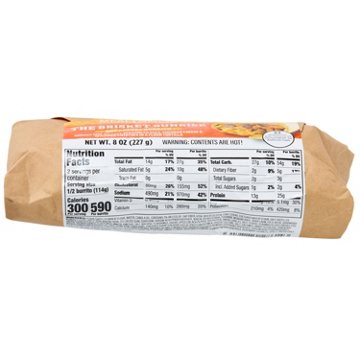Meal Simple by H-E-B The Brisket Sunrise Breakfast Burrito - Brisket, Egg & Cheese (Sold Hot)