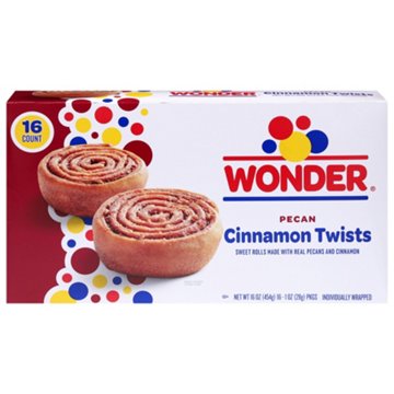 Wonder Pecan Cinnamon Twists Sweet Rolls