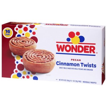 Wonder Pecan Cinnamon Twists Sweet Rolls