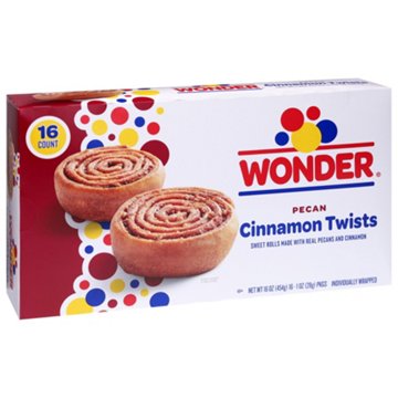 Wonder Pecan Cinnamon Twists Sweet Rolls