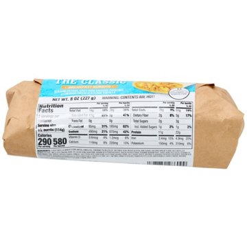 Meal Simple by H-E-B The Classic Breakfast Burrito - Sausage, Egg &Cheese (Sold Hot)