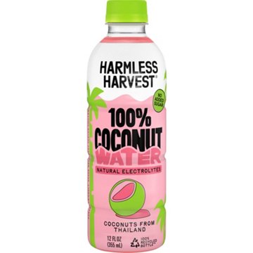 Harmless Harvest No Added Sugar 100% Coconut Water, 12 oz