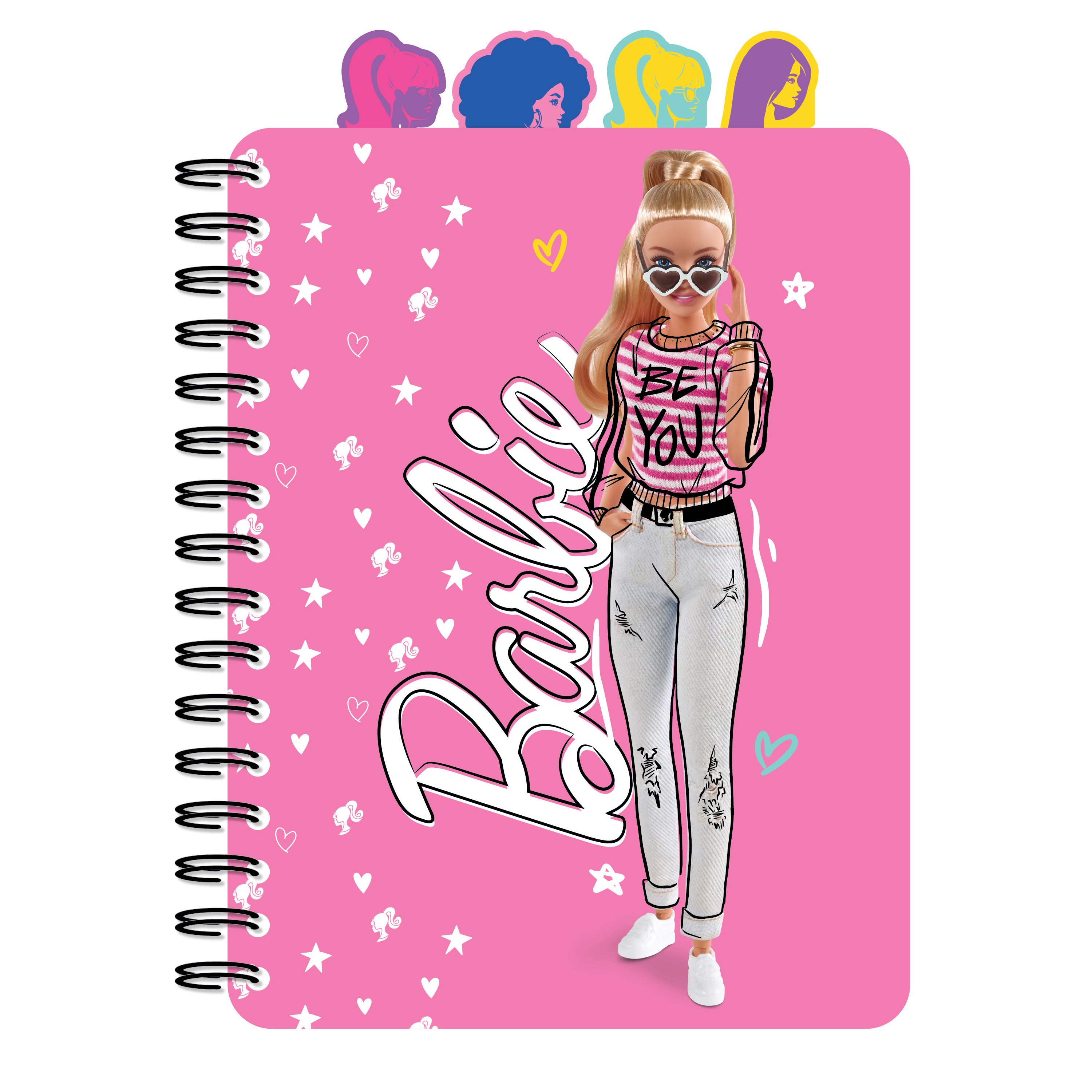 Inkology Barbie 4-Tab Spiral Notebook - Shop Notebooks at H-E-B