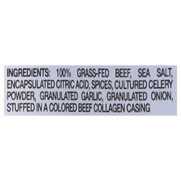 Think Jerky 8g Protein Original Grass Fed Beef Sticks
