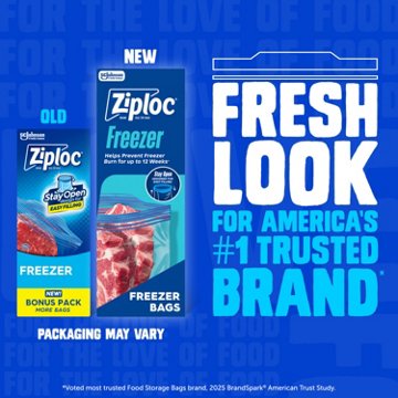 Ziploc Freezer Gallon Bags Mega Pack, 66 ct