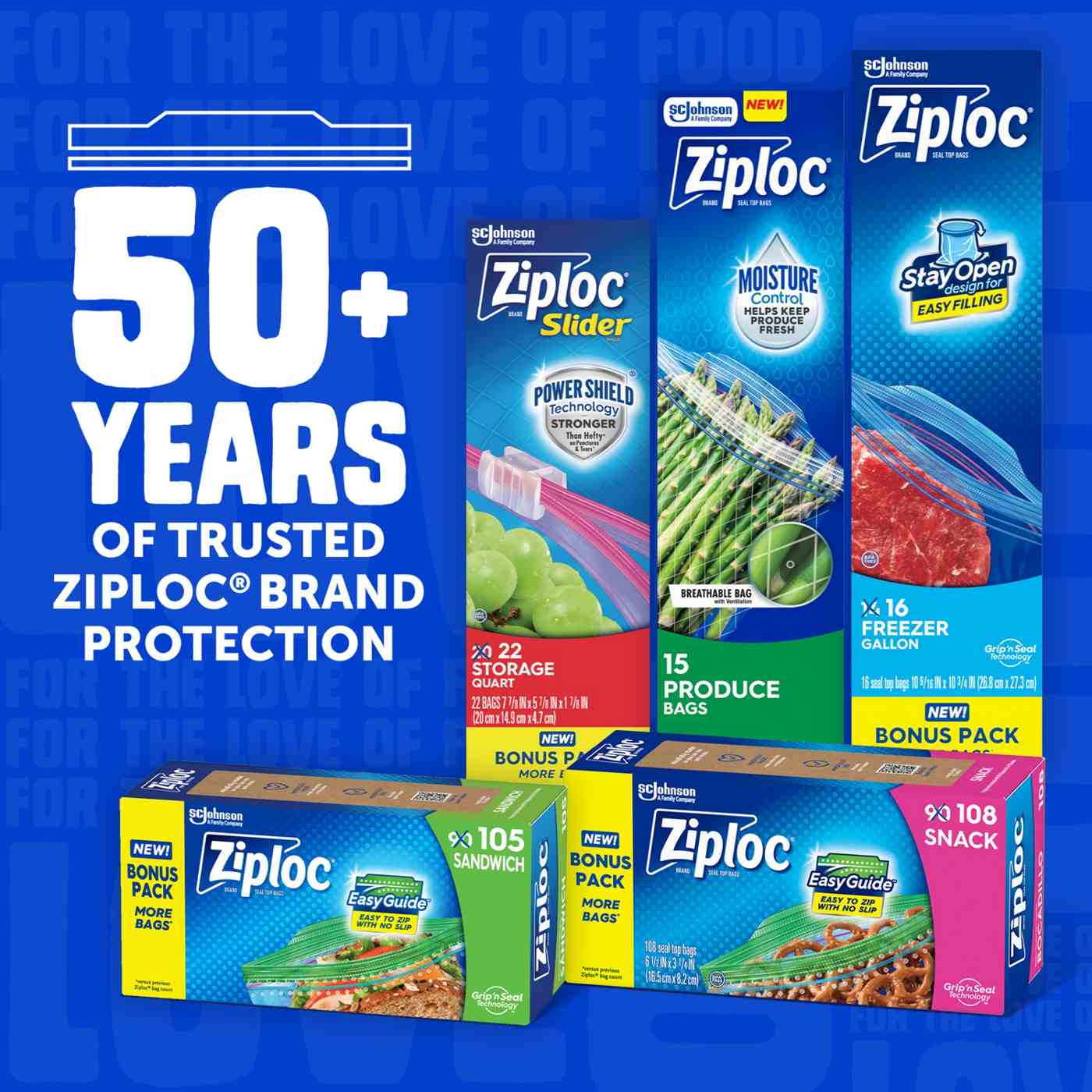 Ziploc Freezer Gallon Bags Mega Pack; image 5 of 10