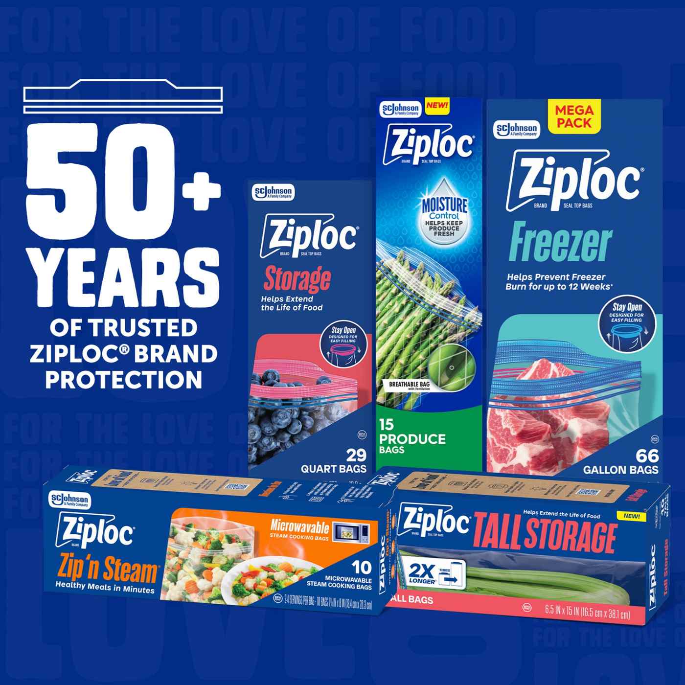 Ziploc Zip’n Steam Food Steamer Bags, Seal Top Closure; image 5 of 8