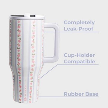 HydroJug Stainless Steel Traveler - Primrose, 40 oz
