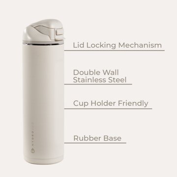 HydroJug Stainless Steel Ease20 - Linen, 24 oz