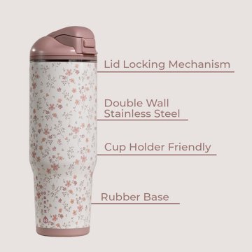 HydroJug Stainless Steel Ease20 - Magnolia, 32 oz