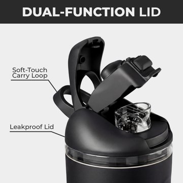 HydroJug Stainless Steel Ease20 - Black, 24 oz