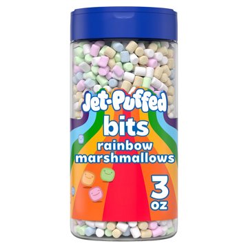 Jet-Puffed Rainbow Marshmallows Bits , 3 oz