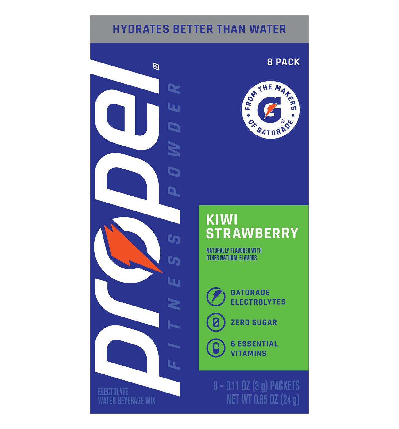 Propel Fitness Powder Electrolyte Stick Packs - Kiwi Strawberry; image 1 of 3