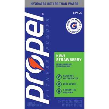 Propel Fitness Powder Electrolyte Stick Packs - Kiwi Strawberry, 8 ct