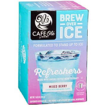 CAFE Olé by H-E-B Brew Over Ice Mixed Berry Refreshers Single Serve Cups