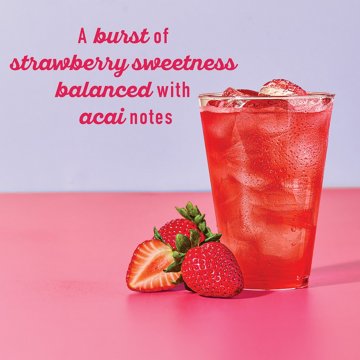 CAFE Olé by H-E-B Brew Over Ice Strawberry Acaí Refreshers Single Serve Cups