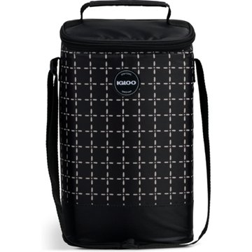 IGLOO Print Essential Wine Tote - Black