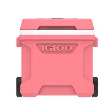 IGLOO Profile II Roller Cooler - Flamingo Pink, 16 qt