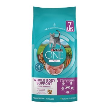 Purina ONE Plus Whole Body Support Dry Cat Food - Chicken