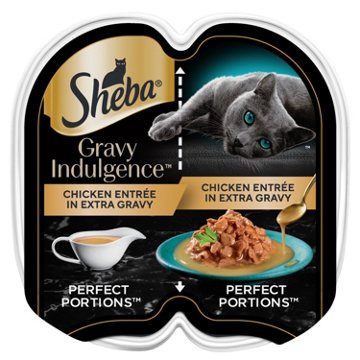Sheba Gravy Indulgence Wet Cat Food - Chicken Entree With Gravy