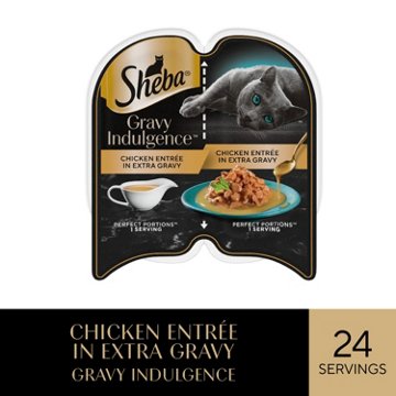Sheba Gravy Indulgence Wet Cat Food - Chicken Entree With Gravy