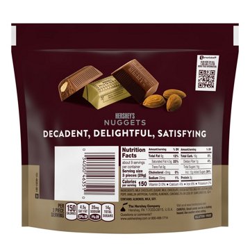 Hershey's Nuggets Milk Chocolate with Almonds Candy - Share Pack