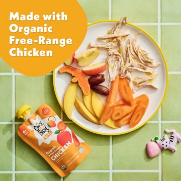 Once Upon a Farm Organic & Free Range Chicken Baby Pouch with Apple & Coconut Milk