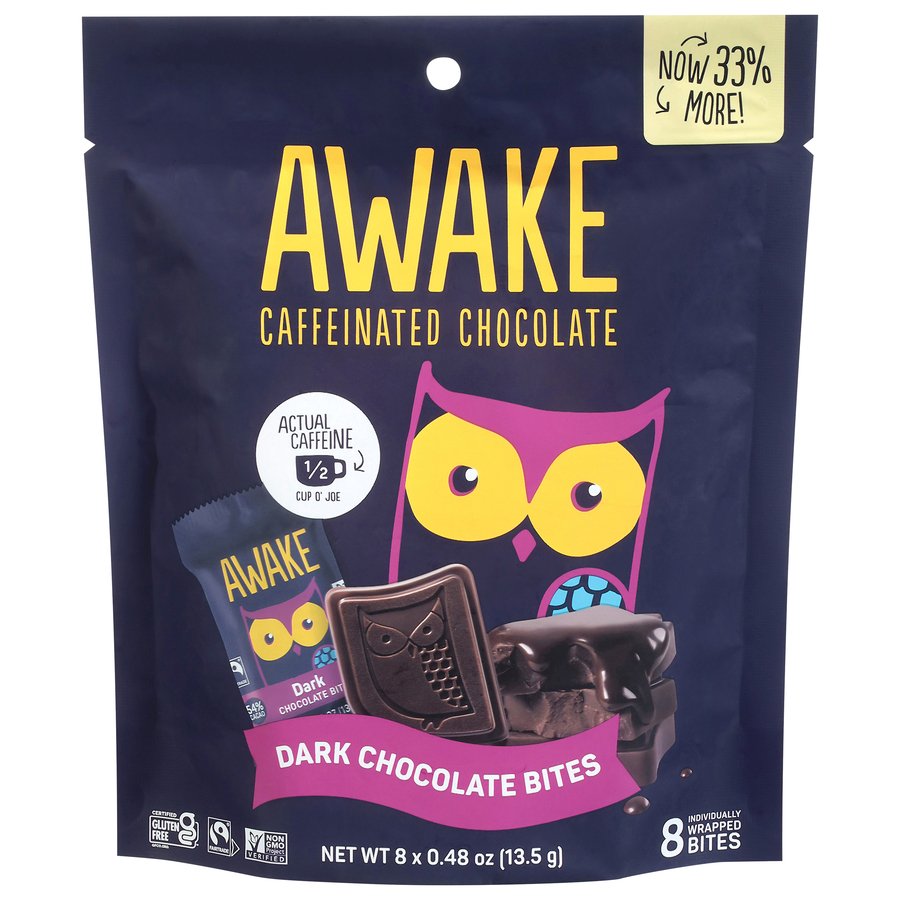 Awake Dark Chocolate Bites, 8 pc - Shop Candy at H-E-B