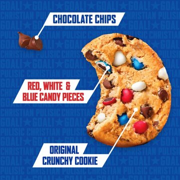 Chips Ahoy! Limited Edition Crunchy Red, White & Blue Candy Blasts Cookies