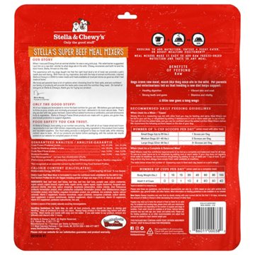 Stella & Chewy's Meal Mixer Freeze Dried Raw Meal Topper - Stella's Super Beef