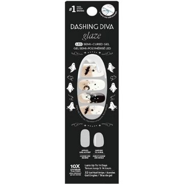 Dashing Diva Halloween Gel Nail Polish Strips - Art by Night