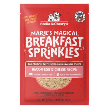Stella & Chewy's Marie's Magical Dinner Dust Freeze Dried Raw Meal Topper - Bacon Egg Cheese