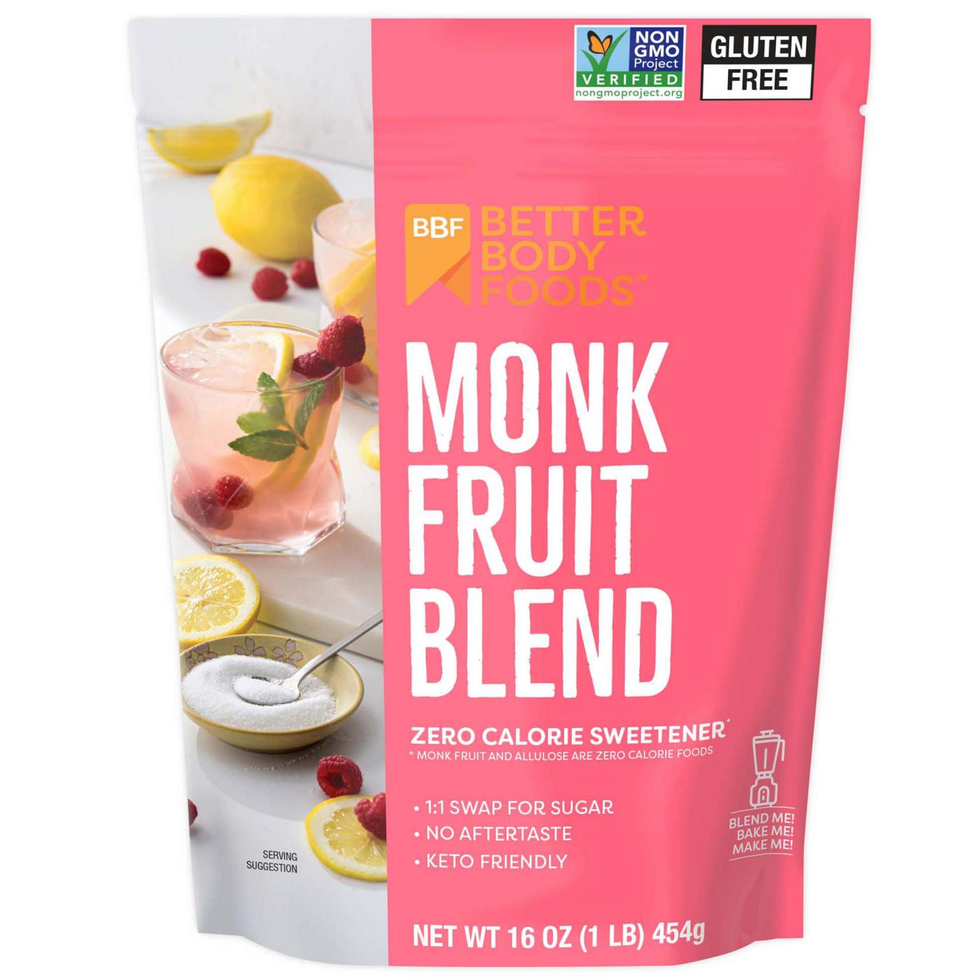 BetterBody Foods Monk Fruit Blend Zero Calorie Sweetener; image 1 of 2