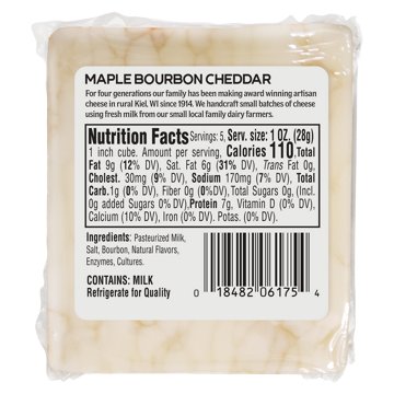Henning Cheese Maple Bourbon Cheddar