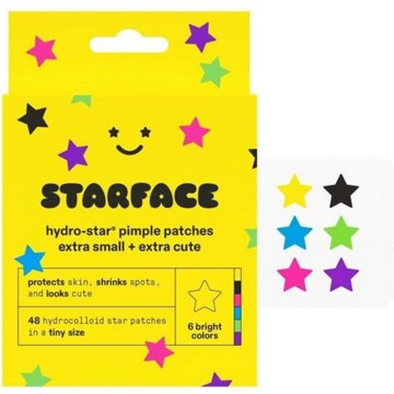 Starface Hydro-Stars Pimple Patches- Bright Colors, Extra Small