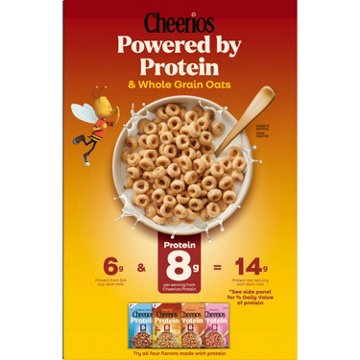 General Mills Cheerios Honey Nut Protein Cereal - Family Size
