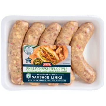 H-E-B Philly Cheesesteak Sausage Links