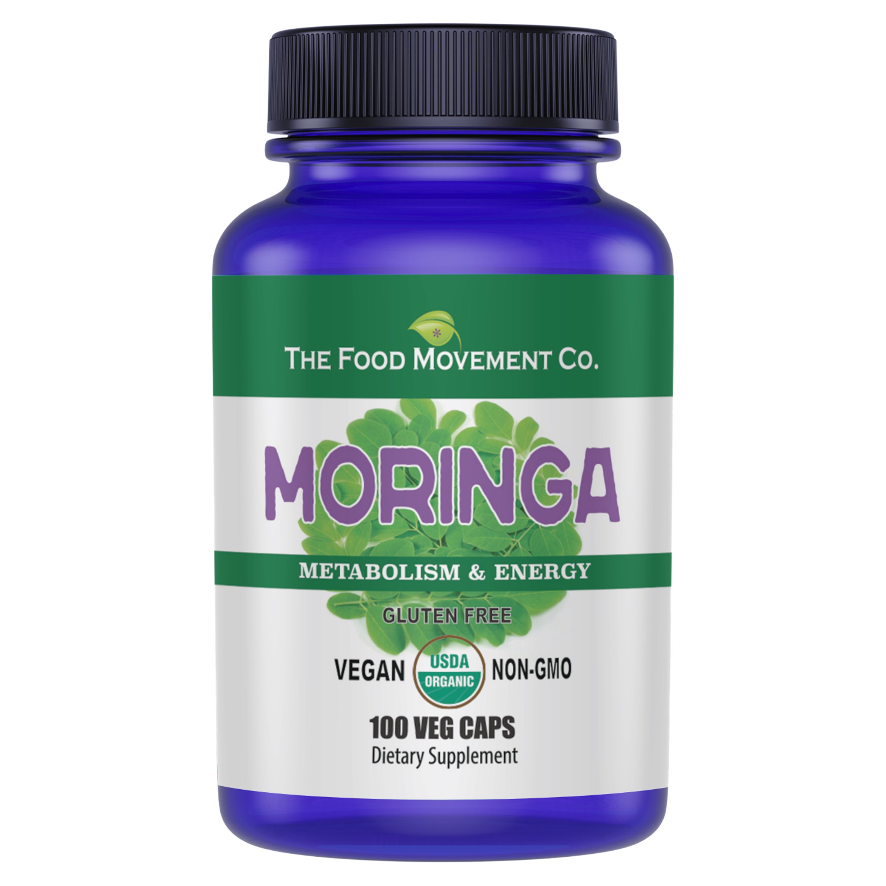 The Food Movement Co. Moringa Capsules, 100 ct | Central Market ...