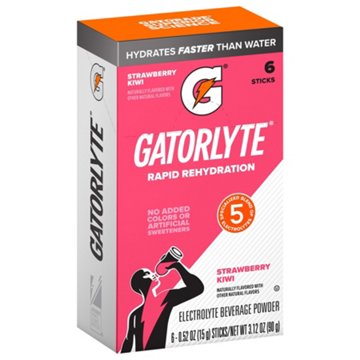 Gatorade Gatorlyte Rapid Rehydration Stick Packs - Strawberry Kiwi
