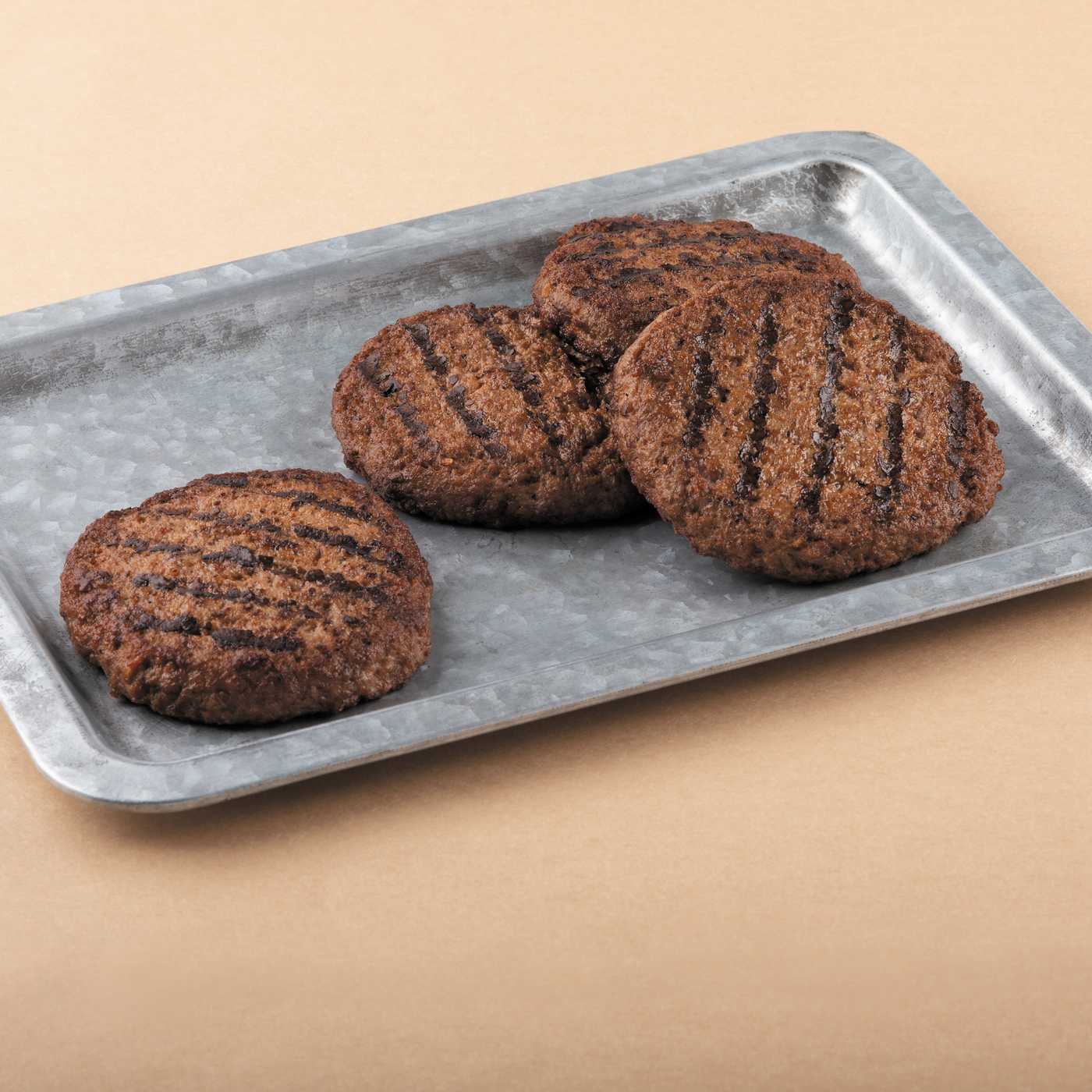 H-E-B Meat Market Beef & Pork Steakhouse Seasoned Burger Patties; image 3 of 3