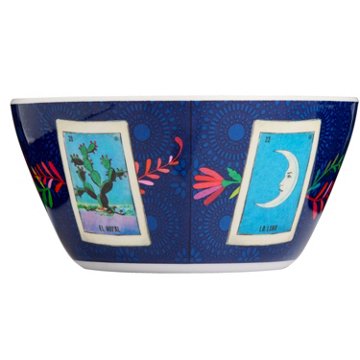Loteria Don Clemente Melamine Bowl - Navy, 5.7"