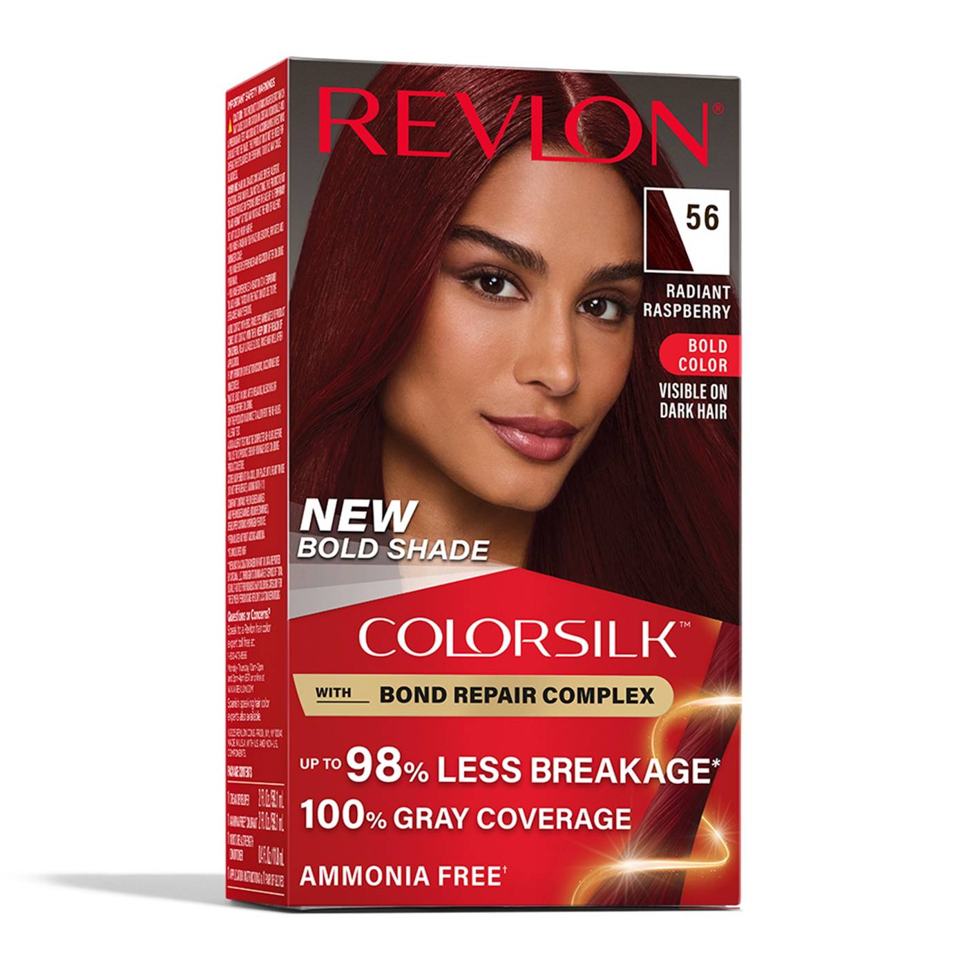 Revlon ColorSilk Permanent Hair Color - 56 Radiant Raspberry - Shop ...