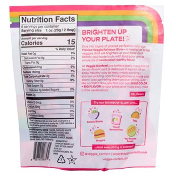 Veggie Confetti Pickled Veggie Rainbow Slaw, 12 oz