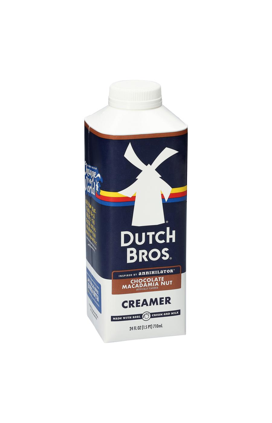 ミルク Dutch Bros Annihilator Chocolate Macadamia Nut Creamer - Shop