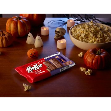Kit Kat Milk Chocolate Wafer Count & Witch King Size Halloween Candy Bar