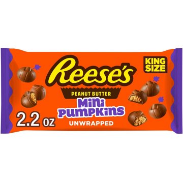 Reese's Mini Pumpkins Halloween Candy - King Size