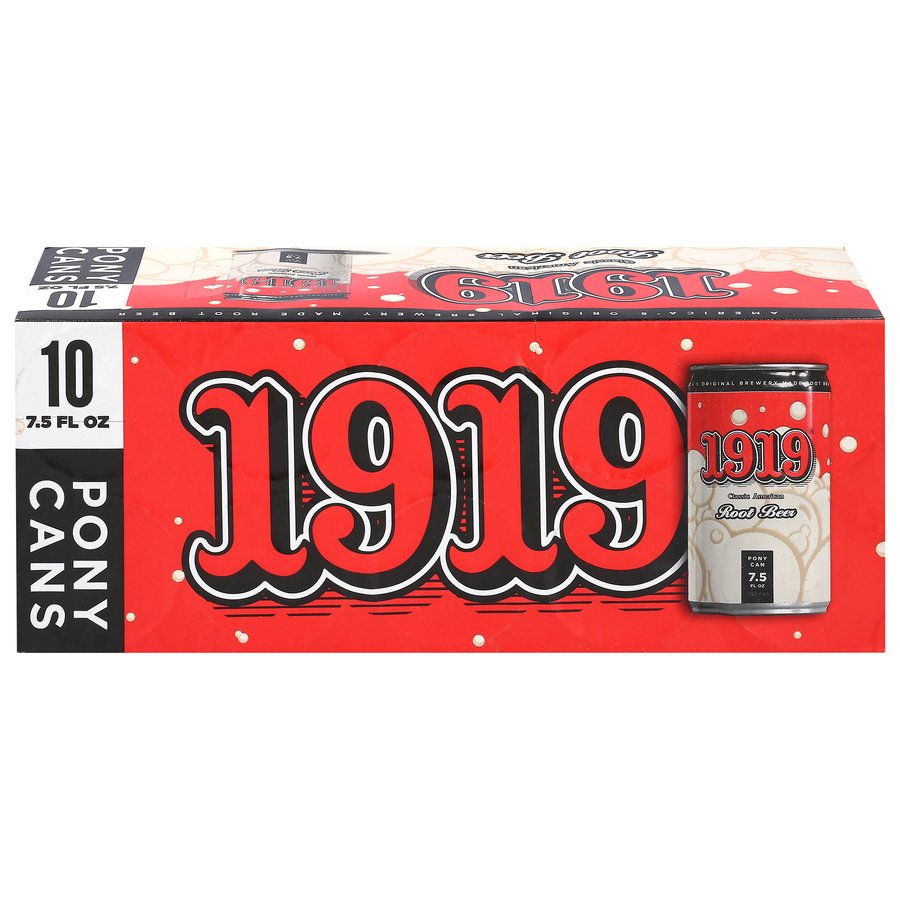 1919 Root Beer 10 pk Mini Cans - Shop Soda at H-E-B